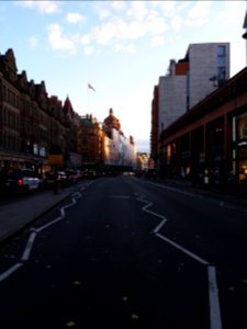 London - Brompton Road - Harrods, view of the building photo