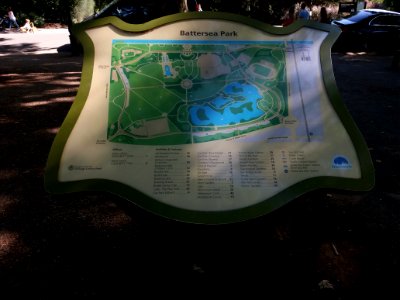 London - Battersea Park - Map