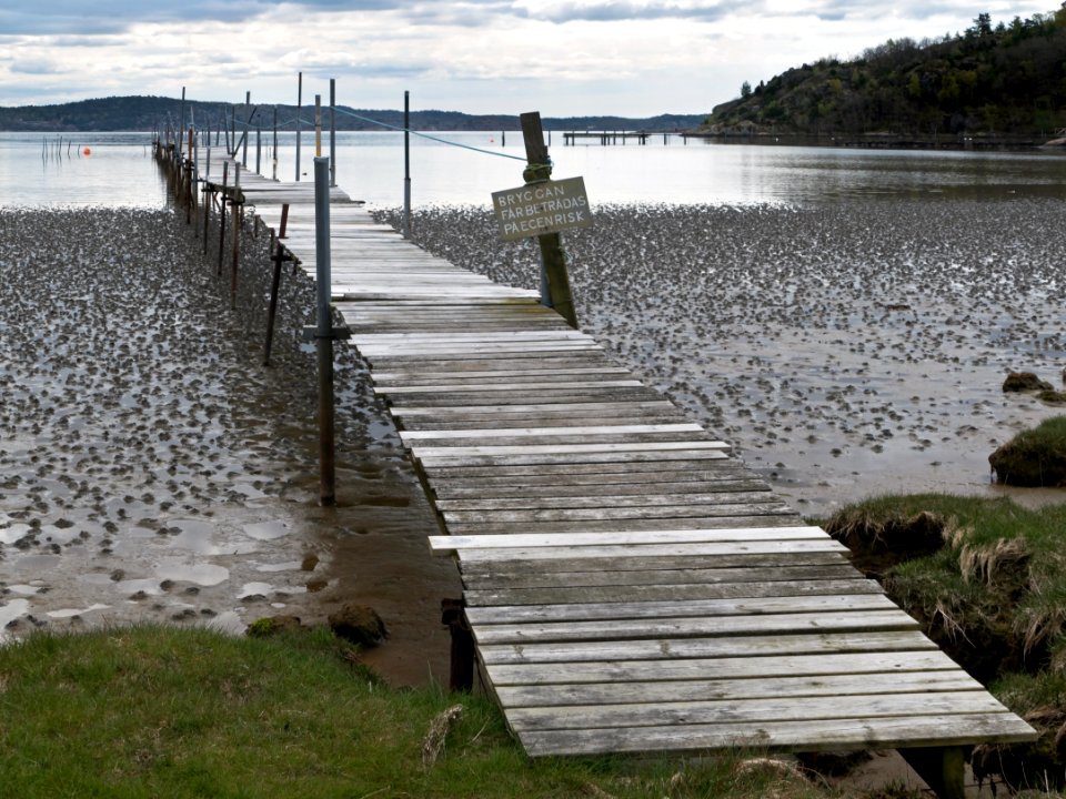 Long jetty in Gullmarsvik