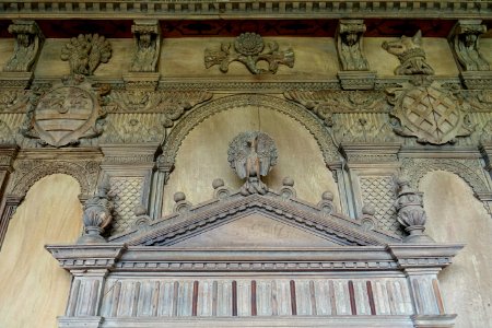 Long Gallery detail, Haddon Hall - Bakewell, Derbyshire, England - DSC02802