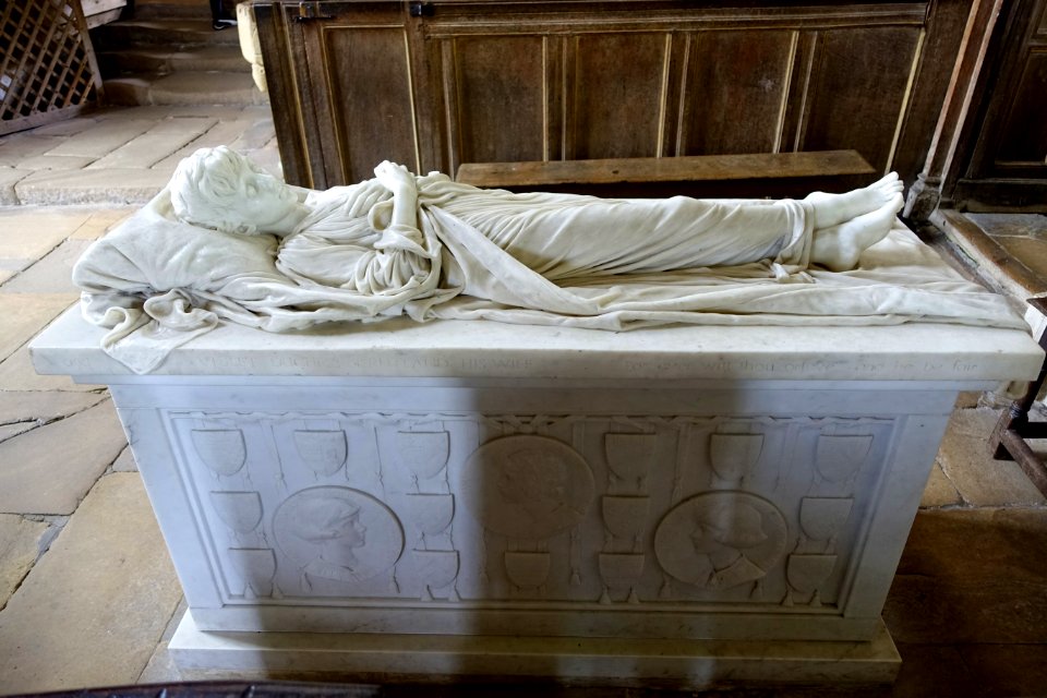Lord Haddon Memorial - Chapel of St Nicholas, Haddon Hall - Bakewell, Derbyshire, England - DSC02536