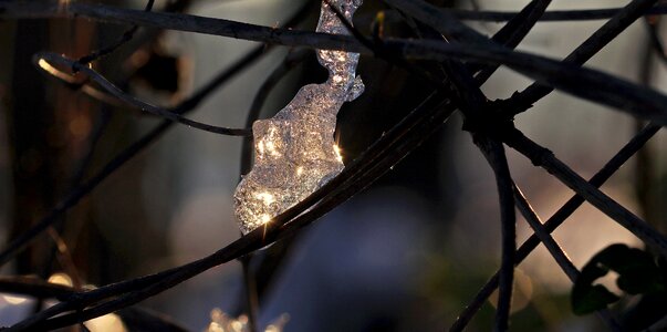Light mood ice crystal photo