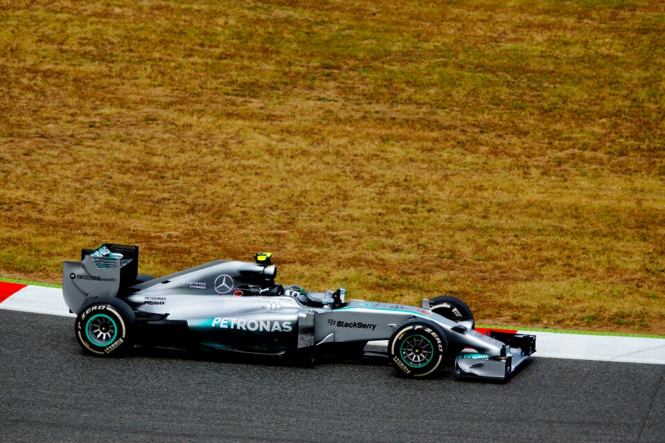 Racing car racing speed