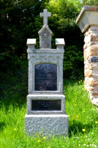 Lorsbach, Alter Friedhof, Grab Ickstadt