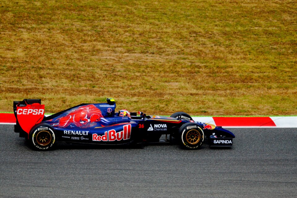 Racing car racing speed