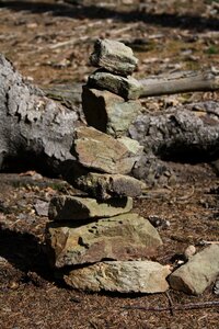 Pile rocks stones