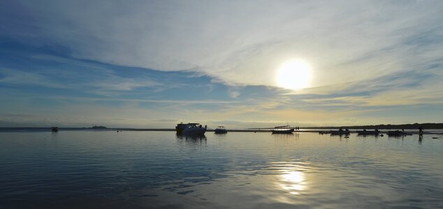 Beach eventide sol