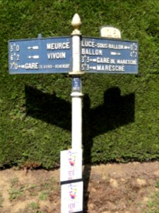 Lucé-sous-Ballon (Sarthe) plaques de cocher VO 5