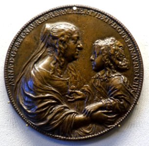 Louis XIV and Anne of Austria, by Jean Warin, 1638 - Bode-Museum - DSC02788