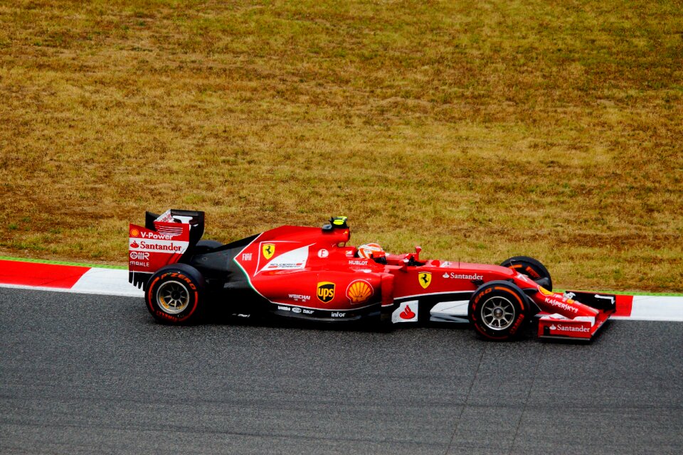 Racing car racing speed