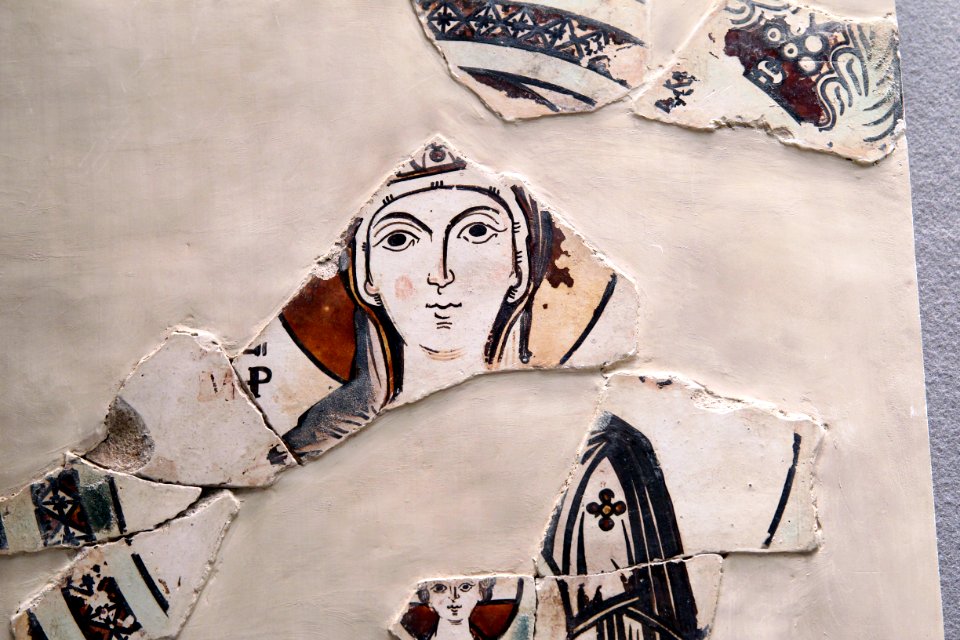 Louvre Objets d'art Moyen Age Plaque d'iconostase Vierge à l'Enfant 04012019