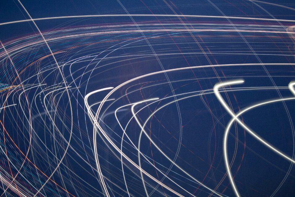 Lines light painting art