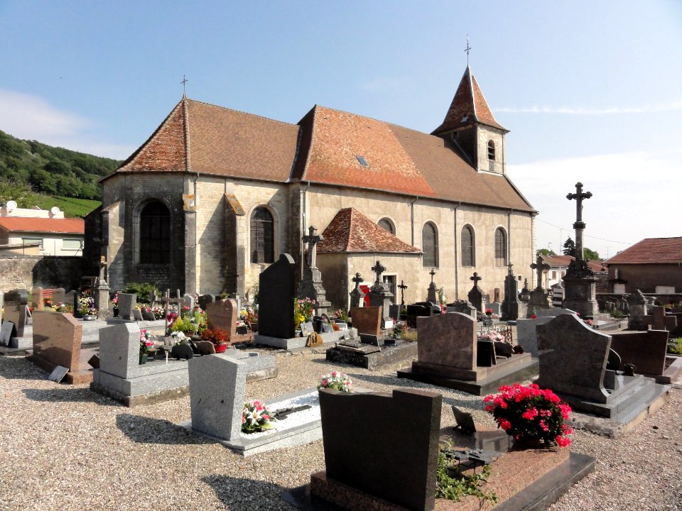 Lucey (Meurthe-et-M.) église et cimetière