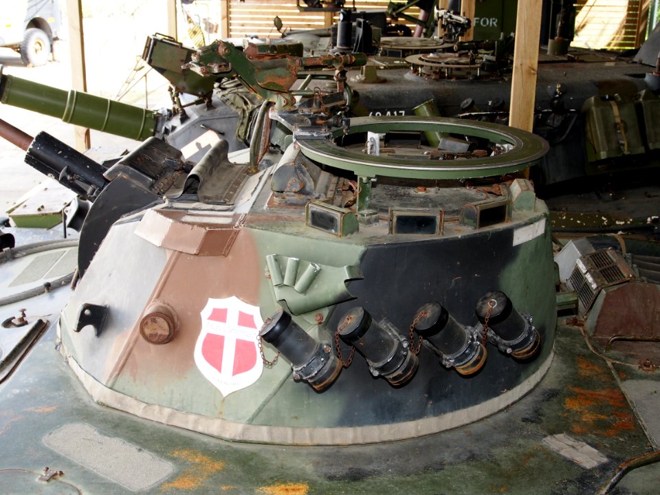 Luchs reconnaissance vehicle turret, photographed at the Aalborg Forsvars- og Garnisonsmuseum