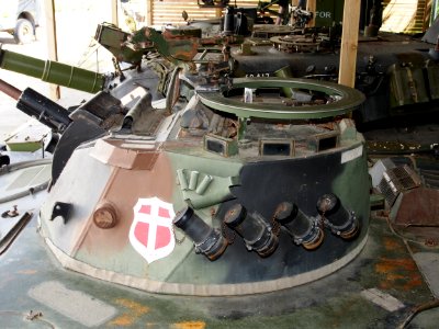 Luchs reconnaissance vehicle turret, photographed at the Aalborg Forsvars- og Garnisonsmuseum