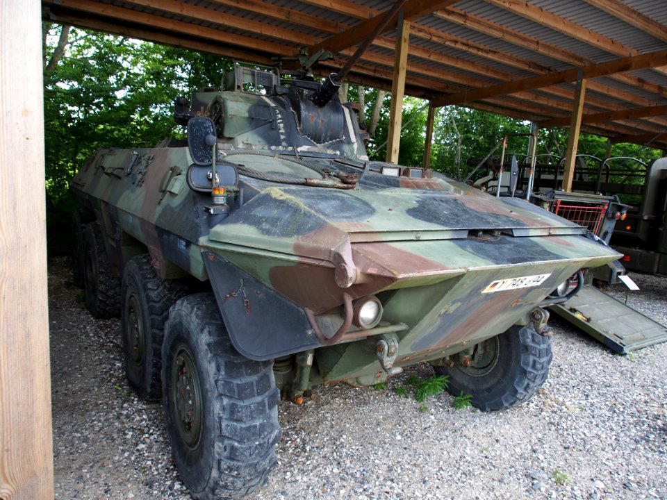 Luchs reconnaissance vehicle in Aalborg Forsvars- og Garnisonsmuseum, pic1
