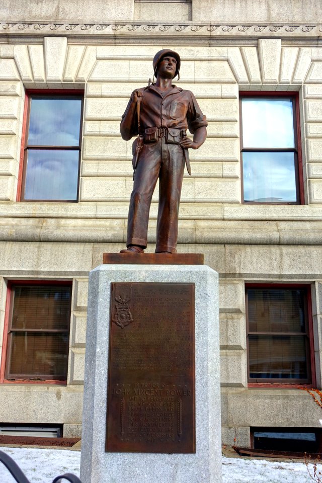 Lt. John Vincent Power Memorial - Worcester, MA - DSC04126
