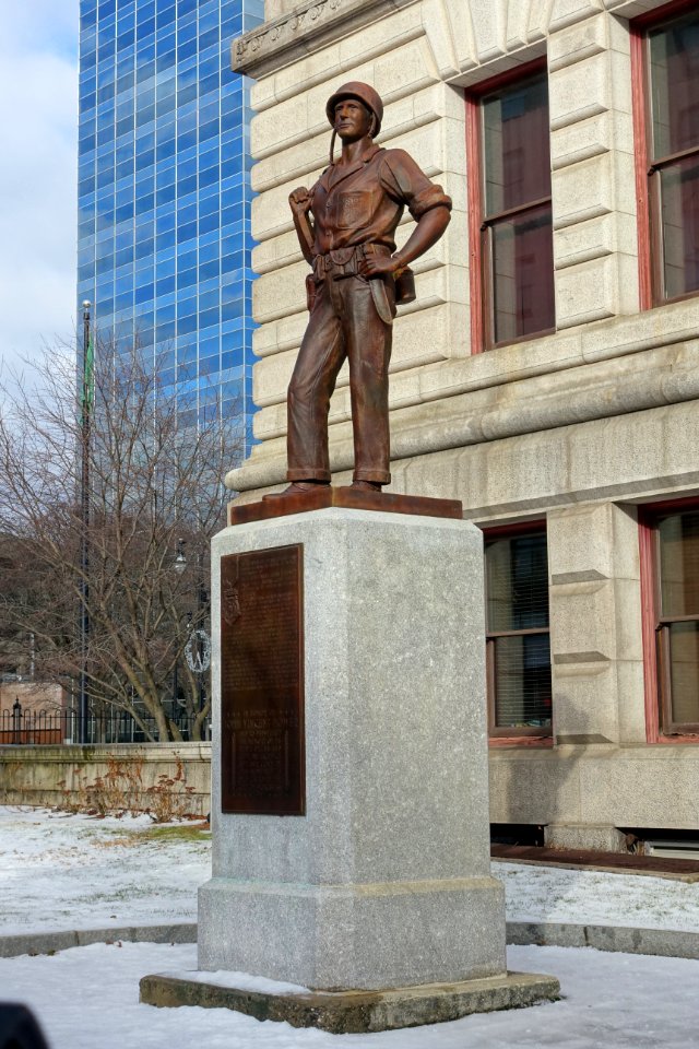 Lt. John Vincent Power Memorial - Worcester, MA - DSC04120