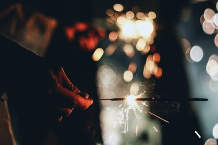 Firework hand sparkler