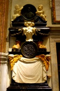 Lucas Holstenius memorial by Antonio Giorgetti - Santa Maria dell'Anima - Rome, Italy - DSC09691