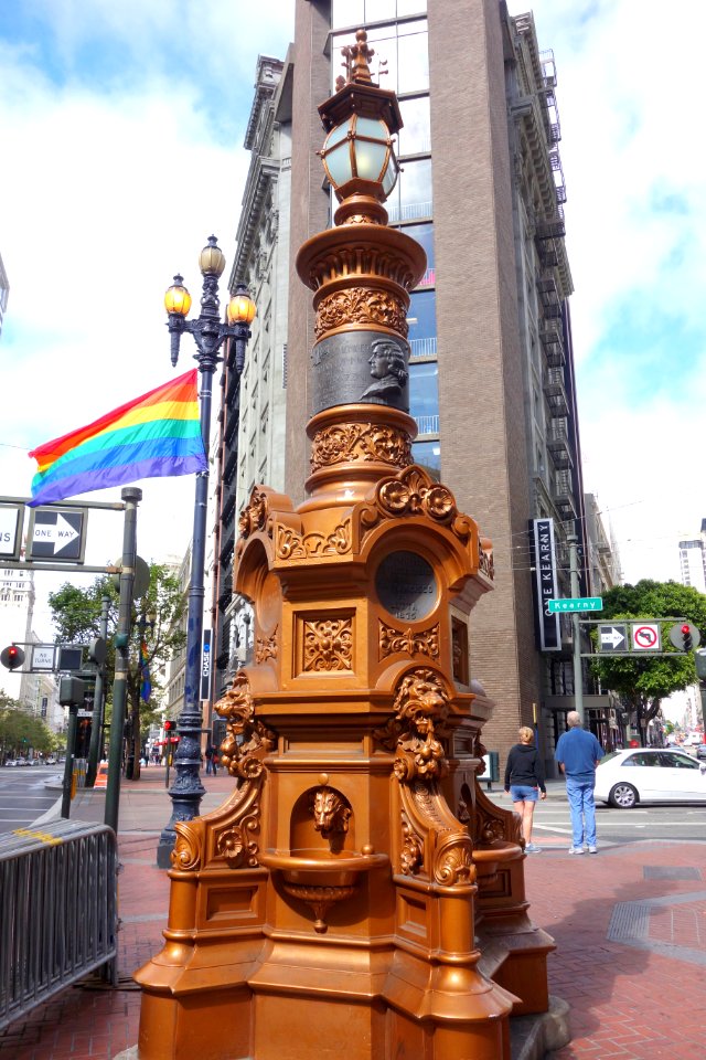Lotta's Fountain - San Francisco, CA - DSC03500