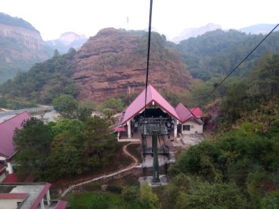 Lower cable car station in Danxiashan