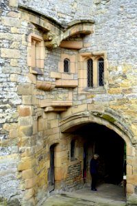 Lower Courtyard - Haddon Hall - Bakewell, Derbyshire, England - DSC02479