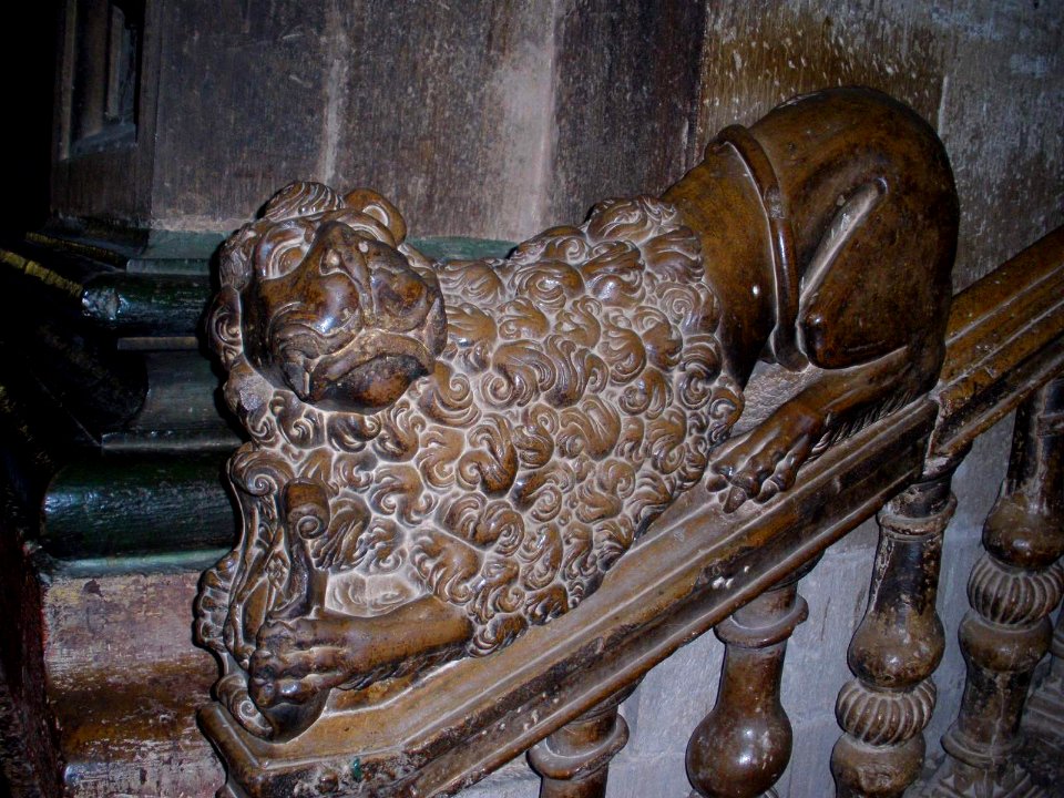 Los Arcos - Iglesia de Santa María - coro 1