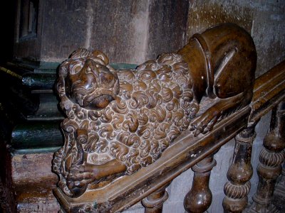 Los Arcos - Iglesia de Santa María - coro 1