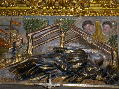 Los Arcos - Iglesia Santa María - Retablo de San Francisco Javier 1