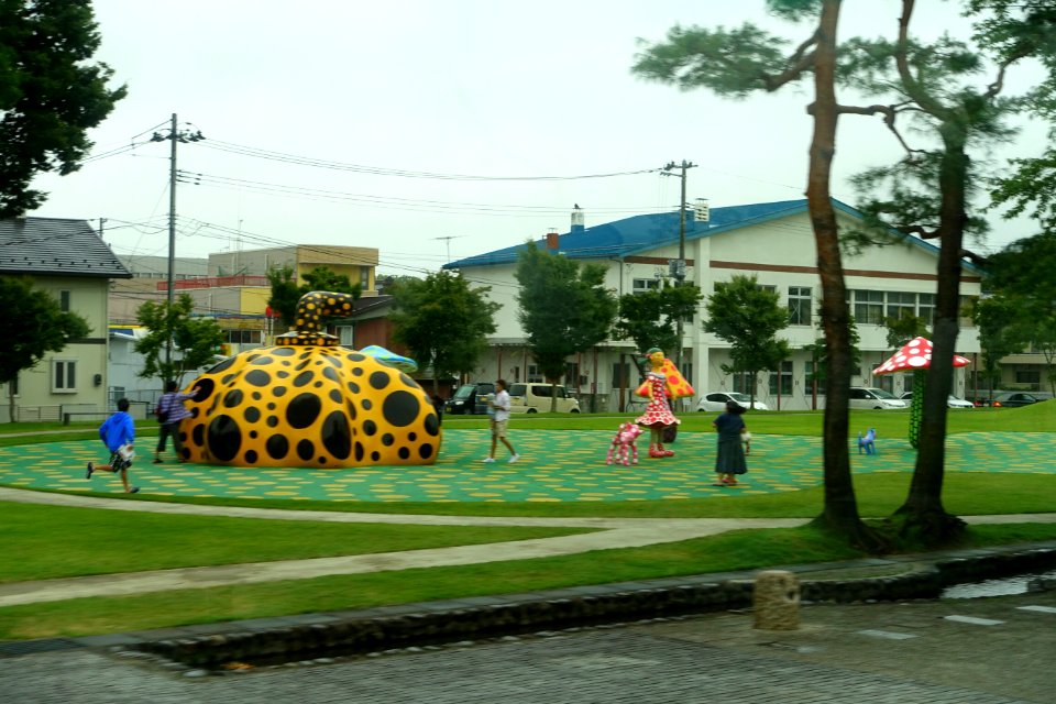 Love Forever, Singing in Towada, by Yayoi Kusama - Towada Art Center - Towada, Aomori - DSC00822