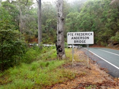 Lower wooden bridge 3, Springbrook Road, Springbrook, Queensland photo
