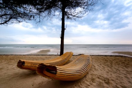 Lounge Chairs On The Beach (153903965)