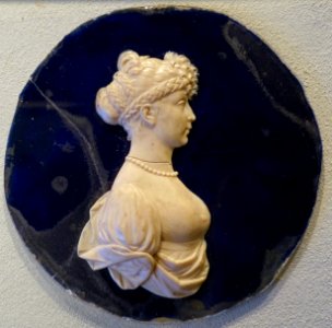 Louise of Prussia by Leonhard Posch, wax on glass, c. 1805-1810 - Bode-Museum - DSC02822