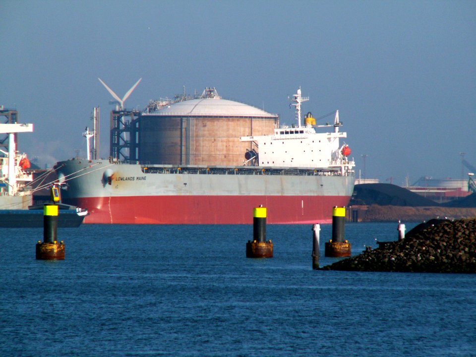 Lowlands Maine - IMO 9304239, Mississippi harbour, Port of Rotterdam, Holland 14-Jan-2006