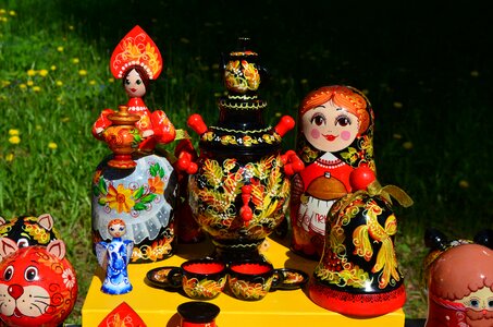 Corporate souvenirs folk matryoshka