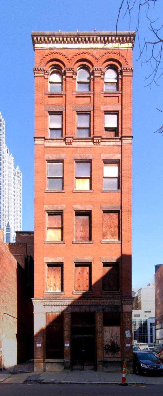 Lowman-Shields Rubber Building, First Avenue, Pittsburgh, 2019-11-26