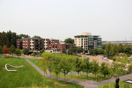 Lowry Hill viewed from Walker Art Center roof, Aug 2018