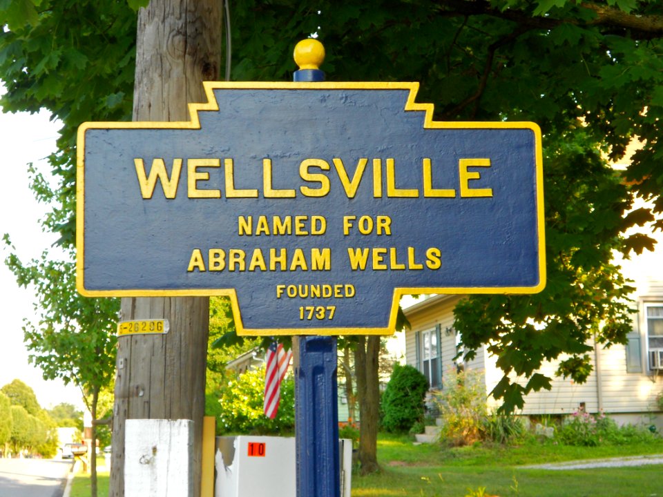 Lower Wellsville sign