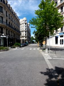 Lyon 2e - Rue du Président Carnot, vers le nord depuis la rue Ferrandière