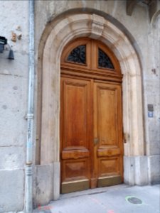 Lyon 2e - Rue du Général Plessier - Porte au numéro 13