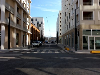 Lyon 2e - Rue Jacqueline et Roland de Pury - Depuis la rue Smith