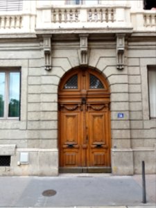 Lyon 2e - Rue Henri IV, porte au numéro 14