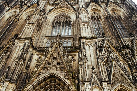 Cologne cathedral germany low angle shot photo