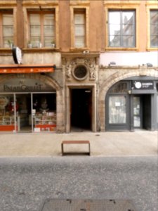 Lyon 2e - Rue du Palais Grillet - Porte au numéro 10