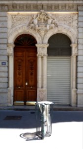 Lyon 2e - Rue du Président Édouard Herriot - Porte au numéro 99