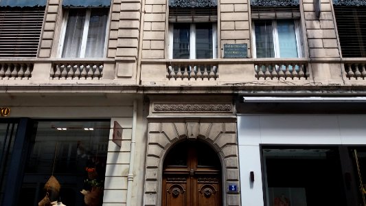 Lyon 2e - Rue des Archers - Plaque au numéro 3