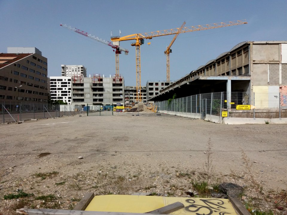 Lyon 2e - Rue Paul Montrochet, chantiers côté nord