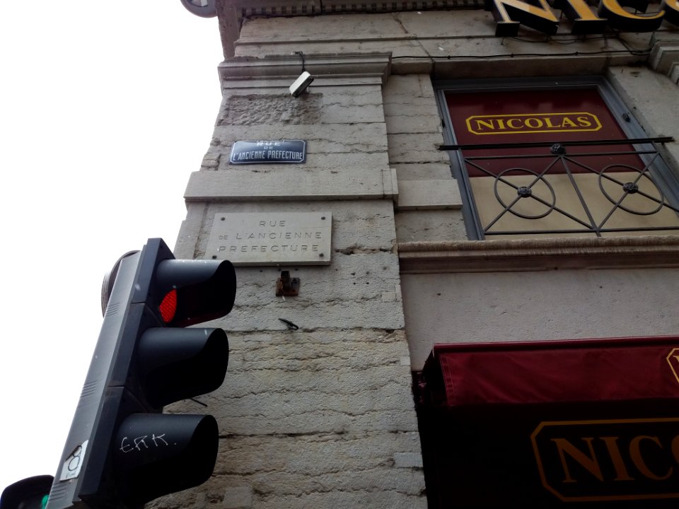 Lyon 2e - Rue de l'Ancienne Préfecture, plaques