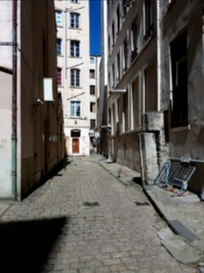 Lyon 2e - Rue des Marronniers, passage au numéro 3bis, retour à la rue des Marronniers
